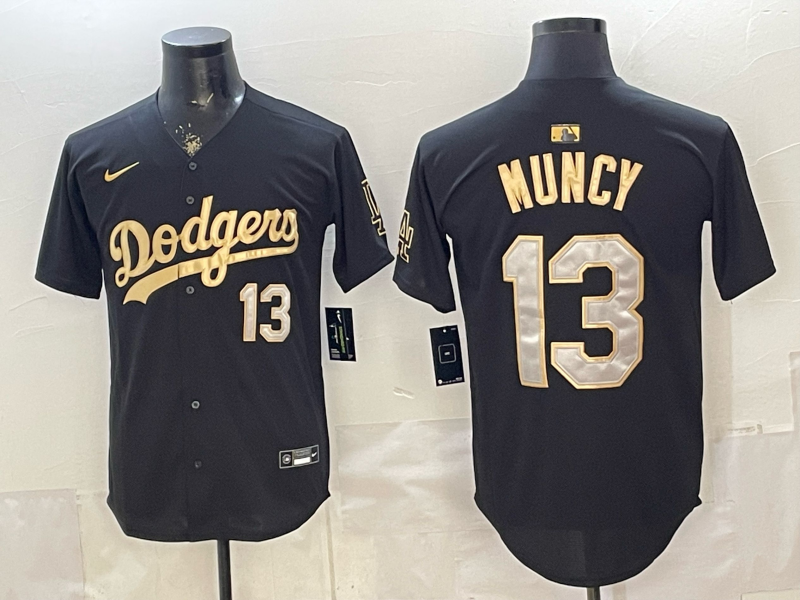 Men Los Angeles Dodgers #13 Muncy black Game 2026 Nike MLB Jersey 4014004->->MLB Jersey